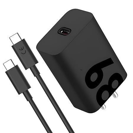 Original Motorola Turbo Power Charger 68W USB-C MC-681 MC-682 60Hz IP65