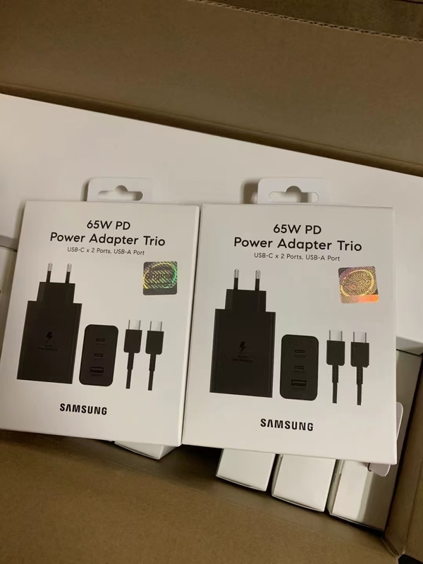 Original Samsung 65W Adaptor PD 3.0 EP-T6530 Fast Charging USB-C Portable