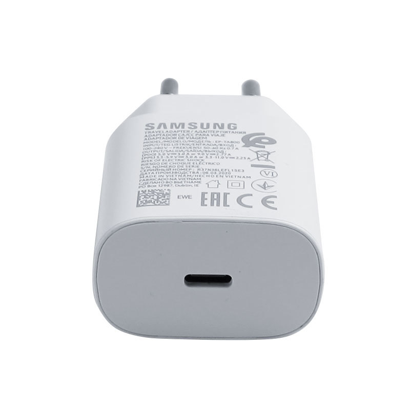 OEM Original Samsung Charger EP-TA800 25W Travel Adapter USB-C 240V Input