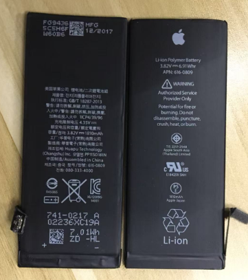OEM Original Genuine Apple Iphone 6 Battery Physical Stock Wholesale Supplier 616-0804, 616-0805, 616-0806, 616-0808, 616-0809